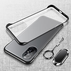 Handyhülle Hülle Crystal Hartschalen Tasche Schutzhülle H01 für Huawei Nova 8 5G Schwarz