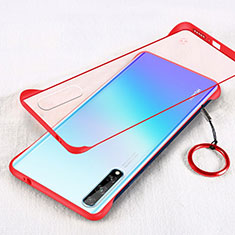 Handyhülle Hülle Crystal Hartschalen Tasche Schutzhülle H01 für Huawei P smart S Rot