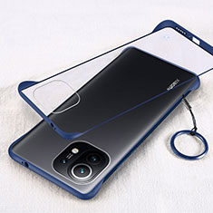 Handyhülle Hülle Crystal Hartschalen Tasche Schutzhülle H01 für Xiaomi Mi 11 Lite 5G NE Blau