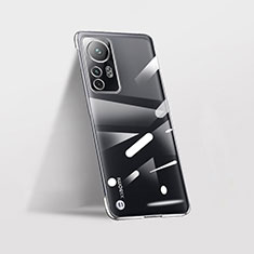 Handyhülle Hülle Crystal Hartschalen Tasche Schutzhülle H01 für Xiaomi Mi 12S Pro 5G Silber