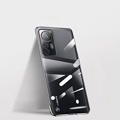 Handyhülle Hülle Crystal Hartschalen Tasche Schutzhülle H01 für Xiaomi Mi 12T 5G Schwarz