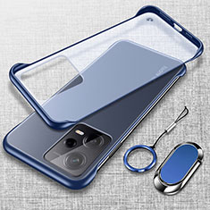 Handyhülle Hülle Crystal Hartschalen Tasche Schutzhülle H01 für Xiaomi Poco X5 5G Blau
