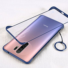 Handyhülle Hülle Crystal Hartschalen Tasche Schutzhülle H01 für Xiaomi Redmi 9 Blau