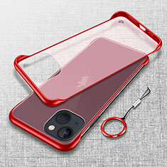 Handyhülle Hülle Crystal Hartschalen Tasche Schutzhülle H02 für Apple iPhone 13 Mini Rot