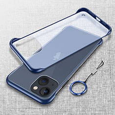 Handyhülle Hülle Crystal Hartschalen Tasche Schutzhülle H02 für Apple iPhone 14 Plus Blau