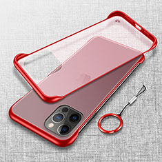 Handyhülle Hülle Crystal Hartschalen Tasche Schutzhülle H02 für Apple iPhone 15 Pro Rot