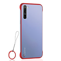 Handyhülle Hülle Crystal Hartschalen Tasche Schutzhülle H02 für Realme X50 Pro 5G Rot