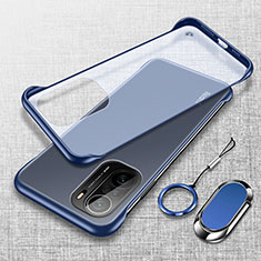 Handyhülle Hülle Crystal Hartschalen Tasche Schutzhülle H03 für Xiaomi Mi 11i 5G Blau