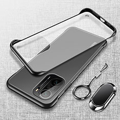 Handyhülle Hülle Crystal Hartschalen Tasche Schutzhülle H03 für Xiaomi Mi 11i 5G Schwarz