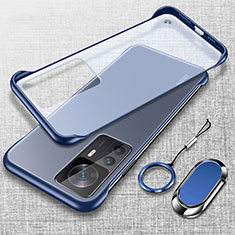 Handyhülle Hülle Crystal Hartschalen Tasche Schutzhülle H03 für Xiaomi Mi 12T 5G Blau
