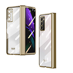 Handyhülle Hülle Crystal Hartschalen Tasche Schutzhülle H04 für Samsung Galaxy Z Fold2 5G Gold