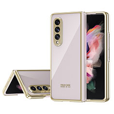 Handyhülle Hülle Crystal Hartschalen Tasche Schutzhülle H04 für Samsung Galaxy Z Fold4 5G Gold