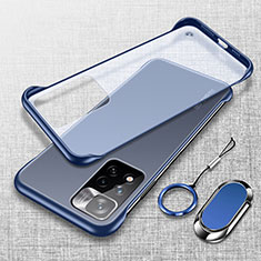 Handyhülle Hülle Crystal Hartschalen Tasche Schutzhülle H04 für Xiaomi Poco X4 NFC Blau