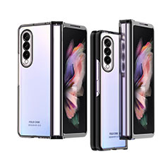 Handyhülle Hülle Crystal Hartschalen Tasche Schutzhülle H06 für Samsung Galaxy Z Fold3 5G Schwarz