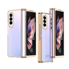 Handyhülle Hülle Crystal Hartschalen Tasche Schutzhülle H06 für Samsung Galaxy Z Fold4 5G Gold