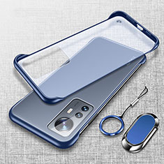 Handyhülle Hülle Crystal Hartschalen Tasche Schutzhülle H06 für Xiaomi Mi 12X 5G Blau