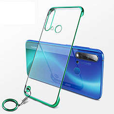Handyhülle Hülle Crystal Hartschalen Tasche Schutzhülle K01 für Huawei P20 Lite (2019) Grün