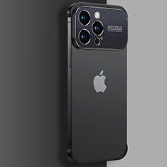 Handyhülle Hülle Crystal Hartschalen Tasche Schutzhülle QC3 für Apple iPhone 15 Pro Schwarz