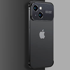 Handyhülle Hülle Crystal Hartschalen Tasche Schutzhülle QC3 für Apple iPhone 15 Schwarz