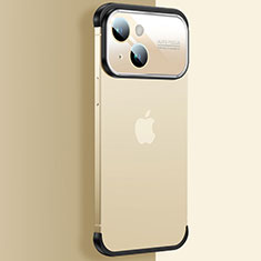 Handyhülle Hülle Crystal Hartschalen Tasche Schutzhülle QC4 für Apple iPhone 14 Plus Gold