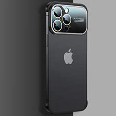 Handyhülle Hülle Crystal Hartschalen Tasche Schutzhülle QC4 für Apple iPhone 15 Pro Max Schwarz