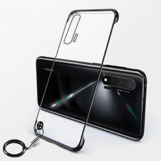 Handyhülle Hülle Crystal Hartschalen Tasche Schutzhülle S01 für Huawei Nova 6 5G Schwarz