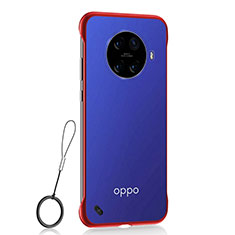 Handyhülle Hülle Crystal Hartschalen Tasche Schutzhülle S01 für Oppo Ace2 Rot