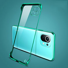 Handyhülle Hülle Crystal Hartschalen Tasche Schutzhülle S01 für Xiaomi Mi 11 Lite 5G Grün