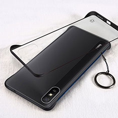 Handyhülle Hülle Crystal Hartschalen Tasche Schutzhülle S01 für Xiaomi Redmi 9i Schwarz