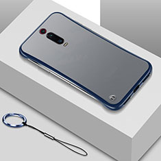 Handyhülle Hülle Crystal Hartschalen Tasche Schutzhülle S01 für Xiaomi Redmi K20 Pro Blau