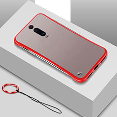 Handyhülle Hülle Crystal Hartschalen Tasche Schutzhülle S01 für Xiaomi Redmi K20 Rot