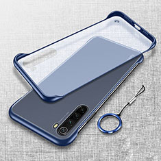 Handyhülle Hülle Crystal Hartschalen Tasche Schutzhülle S01 für Xiaomi Redmi Note 8T Blau