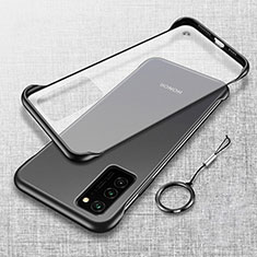 Handyhülle Hülle Crystal Hartschalen Tasche Schutzhülle S02 für Huawei Honor V30 5G Schwarz