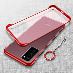 Handyhülle Hülle Crystal Hartschalen Tasche Schutzhülle S02 für Huawei Honor View 30 Pro 5G Rot