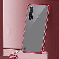 Handyhülle Hülle Crystal Hartschalen Tasche Schutzhülle S02 für Huawei Nova 6 5G Rot