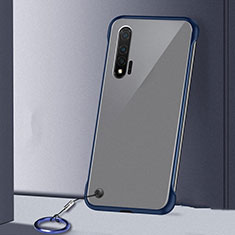 Handyhülle Hülle Crystal Hartschalen Tasche Schutzhülle S02 für Huawei Nova 6 Blau