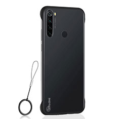 Handyhülle Hülle Crystal Hartschalen Tasche Schutzhülle S02 für Xiaomi Redmi Note 8 (2021) Schwarz