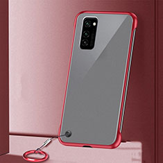 Handyhülle Hülle Crystal Hartschalen Tasche Schutzhülle S03 für Huawei Honor View 30 5G Rot