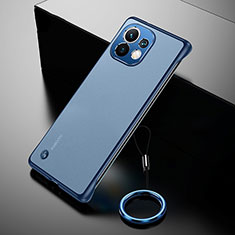 Handyhülle Hülle Crystal Hartschalen Tasche Schutzhülle S03 für Xiaomi Mi 11 Lite 5G NE Blau