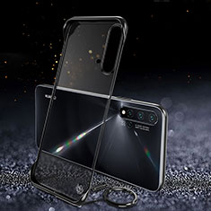Handyhülle Hülle Crystal Hartschalen Tasche Schutzhülle S04 für Huawei Nova 5 Pro Schwarz