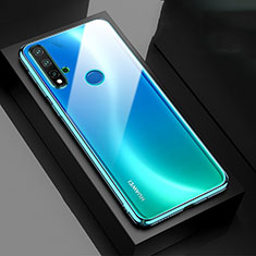 Handyhülle Hülle Crystal Hartschalen Tasche Schutzhülle S05 für Huawei Nova 5i Cyan