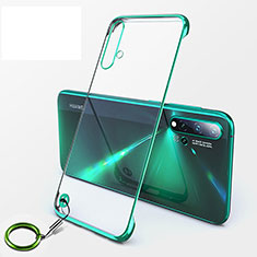 Handyhülle Hülle Crystal Hartschalen Tasche Schutzhülle S06 für Huawei Nova 5 Grün