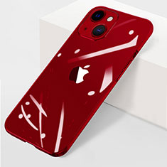 Handyhülle Hülle Crystal Hartschalen Tasche Schutzhülle WT1 für Apple iPhone 14 Rot