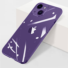 Handyhülle Hülle Crystal Hartschalen Tasche Schutzhülle WT1 für Apple iPhone 14 Violett
