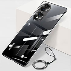 Handyhülle Hülle Crystal Rahmenlos Hartschalen Tasche Schutzhülle für Huawei Honor X7b Klar