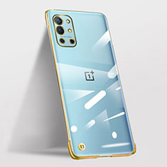 Handyhülle Hülle Crystal Rahmenlos Hartschalen Tasche Schutzhülle für OnePlus 9R 5G Gold