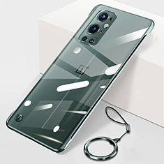 Handyhülle Hülle Crystal Rahmenlos Hartschalen Tasche Schutzhülle H01 für OnePlus 9 Pro 5G Grün