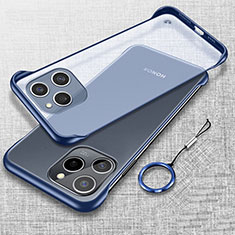 Handyhülle Hülle Crystal Rahmenlos Hartschalen Tasche Schutzhülle H03 für Huawei Honor 60 SE 5G Blau