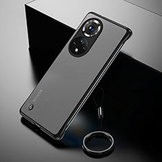 Handyhülle Hülle Crystal Rahmenlos Hartschalen Tasche Schutzhülle H03 für Huawei Nova 9 Schwarz