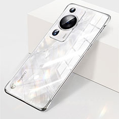 Handyhülle Hülle Crystal Rahmenlos Hartschalen Tasche Schutzhülle H03 für Huawei P60 Klar